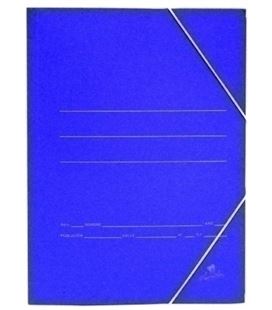 Carpeta goma solapa fº carton azul 10404078 - 10404078