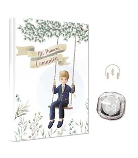 Libro comunion niño columpio + auriculares arguval 48676