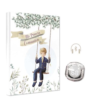 Libro comunion niño columpio + auriculares arguval 48676 - 48676