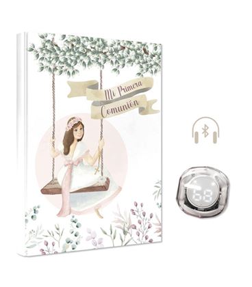 Libro comunion niña columpio + auriculares arguval 48675 - 48675