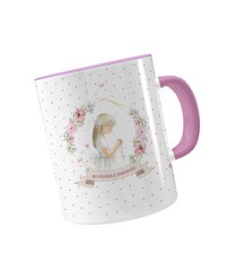 Taza cerámica niña orla comunión arguval 48694 - 48694