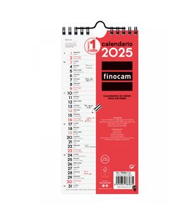 Calendario pared 2025 11x23.5 largo s escribir finocam 782060025 - 782060025