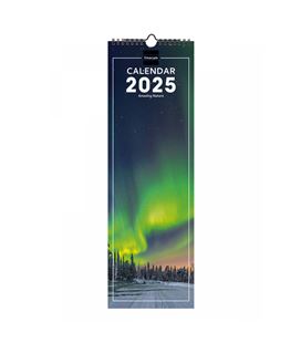 Calendario pared 2025 15x48 nature finocam 781255325 - 781255325