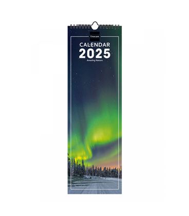 Calendario pared 2025 15x48 nature finocam 781255325 - 781255325