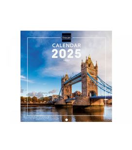 Calendario pared 2025 18x18 escribir london finocam 781235625 - 781235625