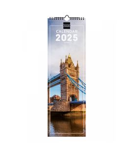 Calendario pared 2025 15x48 london finocam 781255625