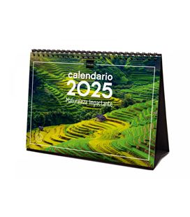 Calendario sobremesa 2025 21x15 naturaleza finocam 780324825