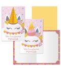 Tarjeta felicitacion unicornio guirnalda dohe 70245