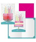 Tarjeta felicitacion tarta guirnalda dohe 70248 - 70248