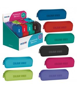 Estuche vacío rectangular silicona colores vibes dohe 51975 - 51975