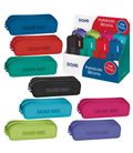 Estuche vacío doble rectangular silicona colores vibes dohe 51984