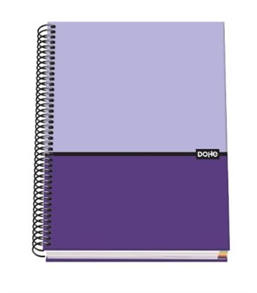 Cuaderno a5 5x5 100h 90gr morado duo dohe 51503 - 51503