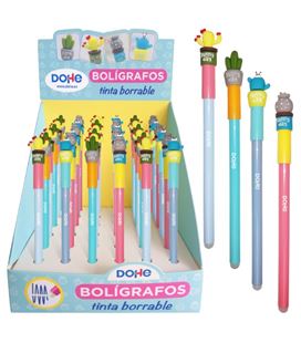 Boligrafo boli azul borrable cactus-4 dohe 51094 - 51094