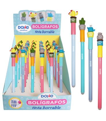 Boligrafo boli azul borrable cactus-4 dohe 51094 - 51094