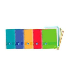 Cuaderno espiral a5 5x5 120h 90g microperforado pp oxford 400149424 - 400149424