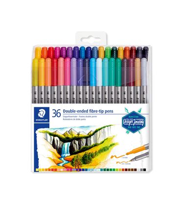 Rotulador fibra design journey doble punta 36u staedtler 3200 tb36 - 3200 TB36