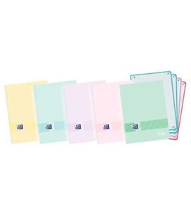 Cuaderno espiral a5 5x5 120h 90g microperforado pp pastel oxford 400166695 - 400166695