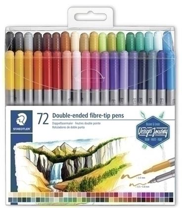 Rotulador fibra design journey doble punta 72u staedtler 3200 tb72 - 10202843