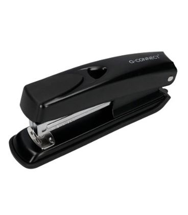 Grapadora metalica negra max. 20 h. q-connect kf01044 - KF01044