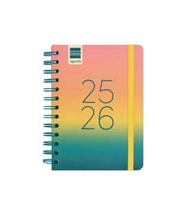 Agenda escolar 25/26 1/8 semana vista h cosmo iris finocam 537010326