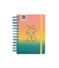 Agenda escolar 25/26 1/8 dia pagina cosmo iris finocam 537030326