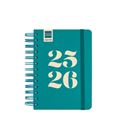 Agenda escolar 25/26 1/8 dia pagina cosmo aqua finocam 537030426