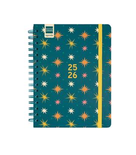 Agenda escolar 25/26 1/4 semana vista h cosmo stars finocam 537050126 - 537050126
