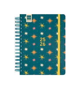 Agenda escolar 25/26 1/4 dia pagina cosmo stars finocam 537070126 - 537070126