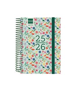 Agenda escolar 25/26 1/8 dia pagina sec fiori finocam 634264926