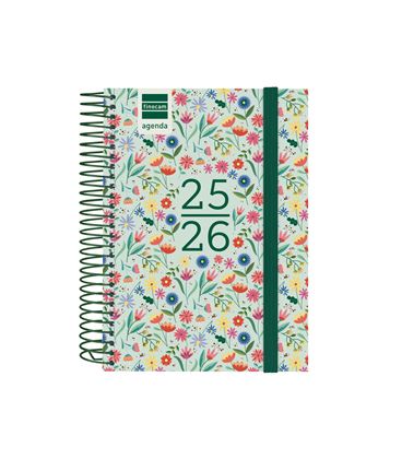 Agenda escolar 25/26 1/8 dia pagina sec fiori finocam 634264926 - 634264926