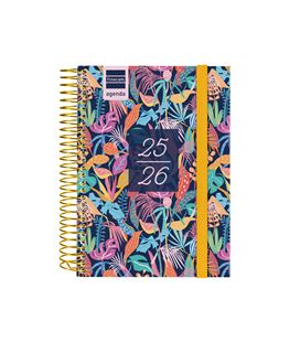 Agenda escolar 25/26 1/8 dia pagina sec tropical finocam 634265026