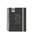 Agenda escolar 25/26 1/8 dia pagina sec negro finocam 634264026