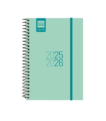 Agenda escolar 25/26 e8 semana vista h espir turquesa finocam 633480126 - 633480126