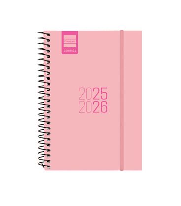 Agenda escolar 25/26 e8 semana vista h espir rosa finocam 633480226 - 633480226