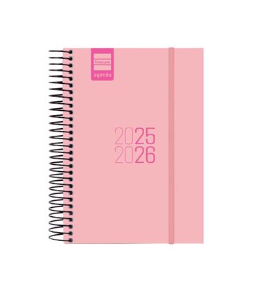 Agenda escolar 25/26 e8 dia pagina espir rosa finocam 633360226 - 633360226