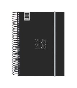 Agenda escolar 25/26 e10 dia pagina espir negro finocam 633126026