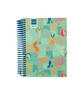 Agenda escolar 25/26 1/8 dia pagina diva selva finocam 536120626