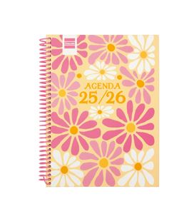 Agenda escolar 25/26 1/4 semana vista h diva spring finocam 536140426 - 536140426