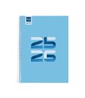 Agenda escolar 25/26 1/4 semana vista h cool azul finocam 645040126