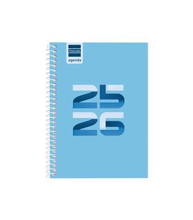 Agenda escolar 25/26 1/8 semana vista h cool azul finocam 645000126
