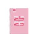 Agenda escolar 25/26 1/8 semana vista h cool rosa finocam 645000426