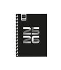 Agenda escolar 25/26 1/8 semana vista h cool negro finocam 645000326