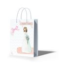 Bolsa regalo mediana lazo comunión niña flores arguval 48786