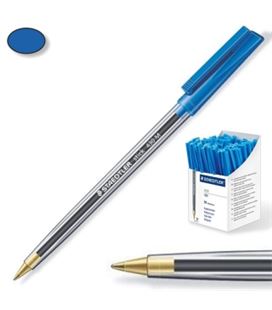 Boligrafo boli stick 430 azul punta media staedtler 430m3cp5 - 430 AZUL
