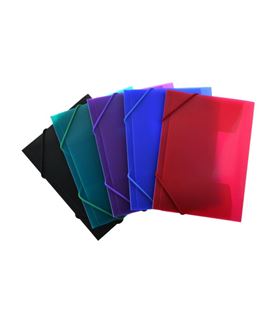 Carpeta goma solapas a5 surtido office box 51015