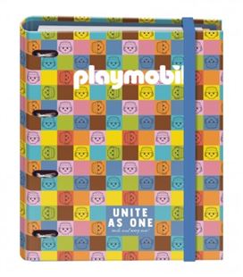 Carpeta 4 anillas 35mm+recambio playmobil dohe 51801 - 51801