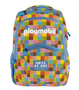 Mochila 3 compatimentos playmobil dohe 51809