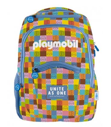 Mochila 3 compatimentos playmobil dohe 51809 - 51809