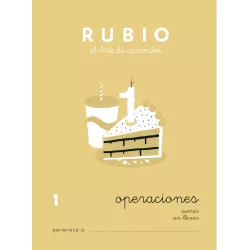 CUADERNO ESCOLAR OPERACIONES Nº1 RUBIO 10950