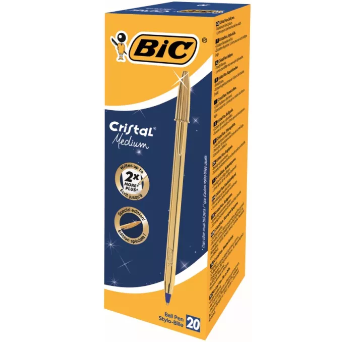 BOLIGRAFO CRISTAL ORO BIC 921340